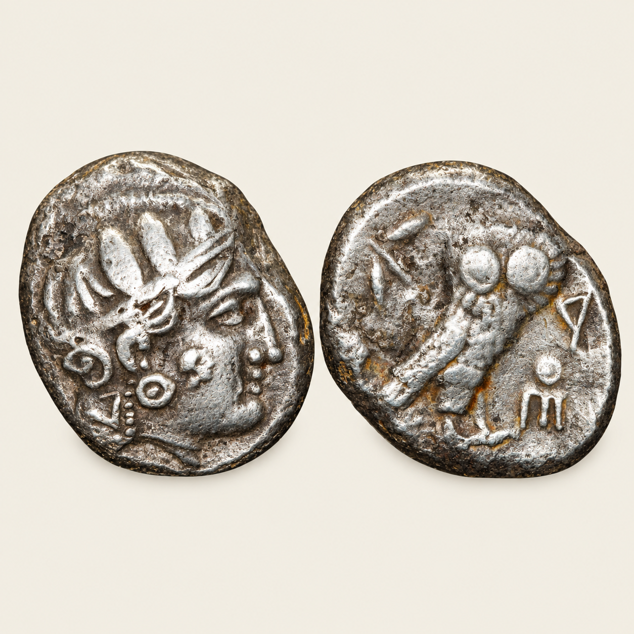 Eastern Imitation of Athens, Fourth century BC. AR Tetradrachm, Possibly Unpublished, 16.69gm