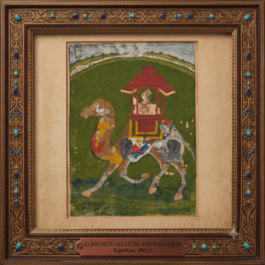 A Peri Riding a Composite Camel